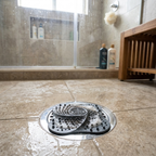 Spiral Shower Drain Hair Catcher lifestyle