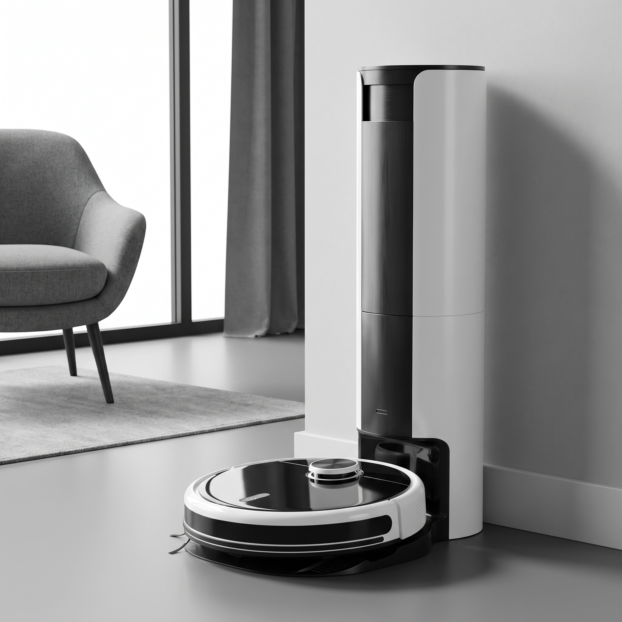 Saugroboter mit Absaugstation Premium