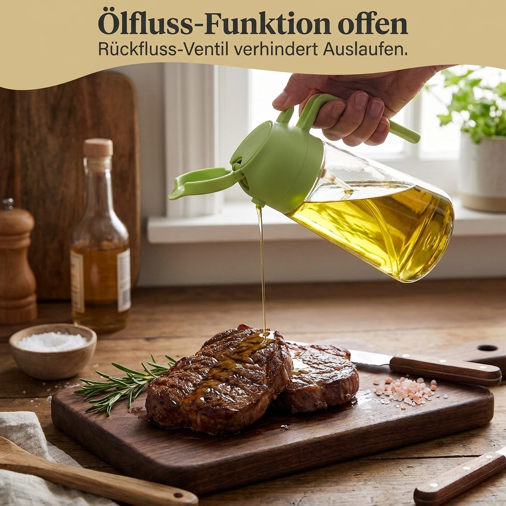 Ölfluss-Funktion offen