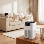 Nuvelo Luftreiniger Lifestyle Wohnzimmer entspannt