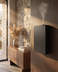 Smart Duft Diffusor im modernen Wohnbereich montiert