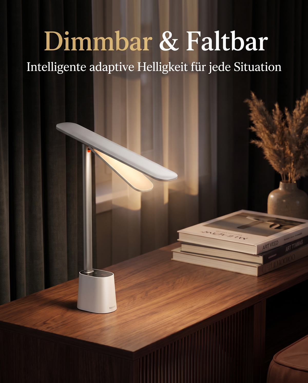 Dimmbar und faltbar Baseus LED-Schreibtischlampe