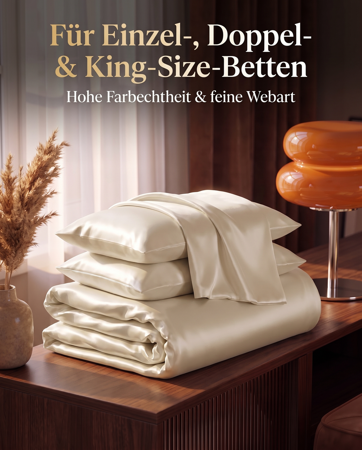 Für Einzel- Doppel- und King-Size-Betten Bettwäsche-Set