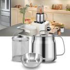 2in1 Edelstahl Frittiertopf Küche