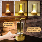 Kabellose Nordische Tischlampe Dimmbar