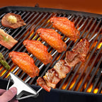Dreizack Grillspieß Set Edelstahl