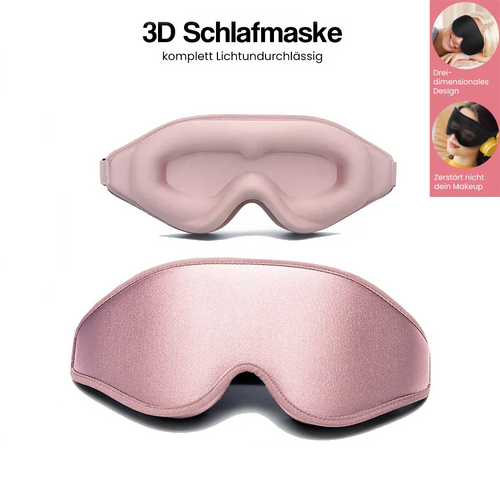 3D Schlafmaske – Lichtblockierend & Komfortabel