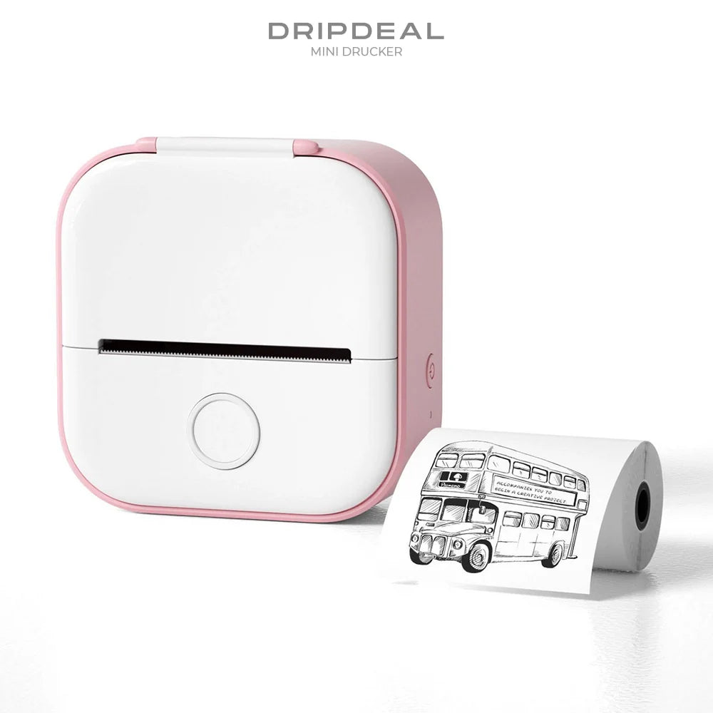 Mini Drucker Tragbar – Bluetooth Sofortdruck