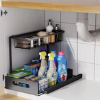 2-Etagen Organizer unter Spüle