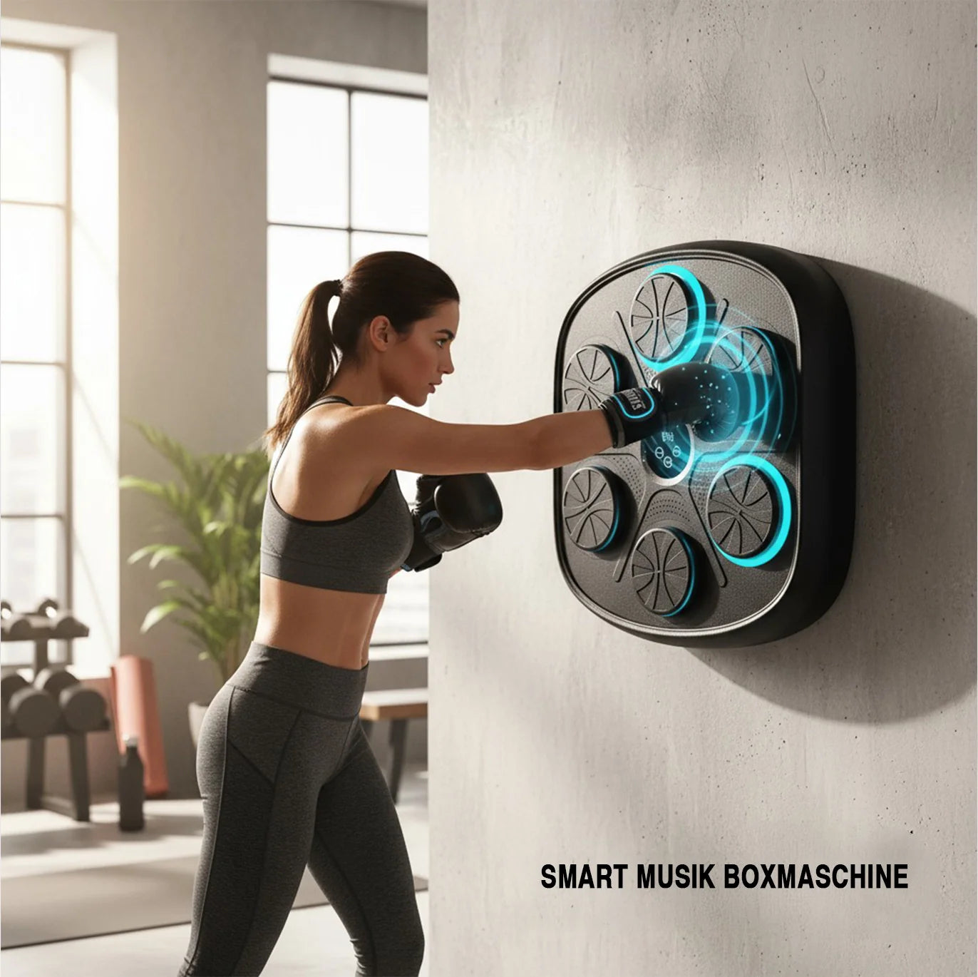 Musik Box mit LED Handschuhen